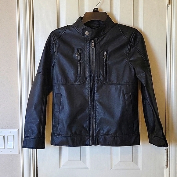 Urban Republic black leather jacket size Medium NWOT - Picture 1 of 12